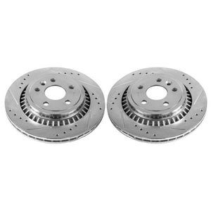 PowerStop fits Volvo 10-17 XC60 Rear Evolution Drilled & Slotted Rotors - Pair