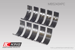 King MB5243XPC.026 fits Nissan Sr20De (Size 0.26) Main Bearing Set