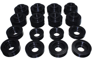 Energy Suspension 4.4124G 08-16 fits Ford F-250/F-350/F-450/F-550 Super Duty Crew Cab Black Body Mount Set