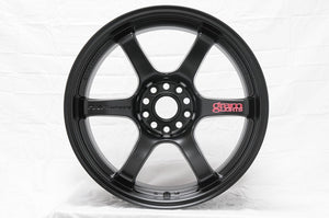 Gram Lights WGIAC12EGX 57DR 18x10.5 +12 5-114.3 Glossy Black Wheel