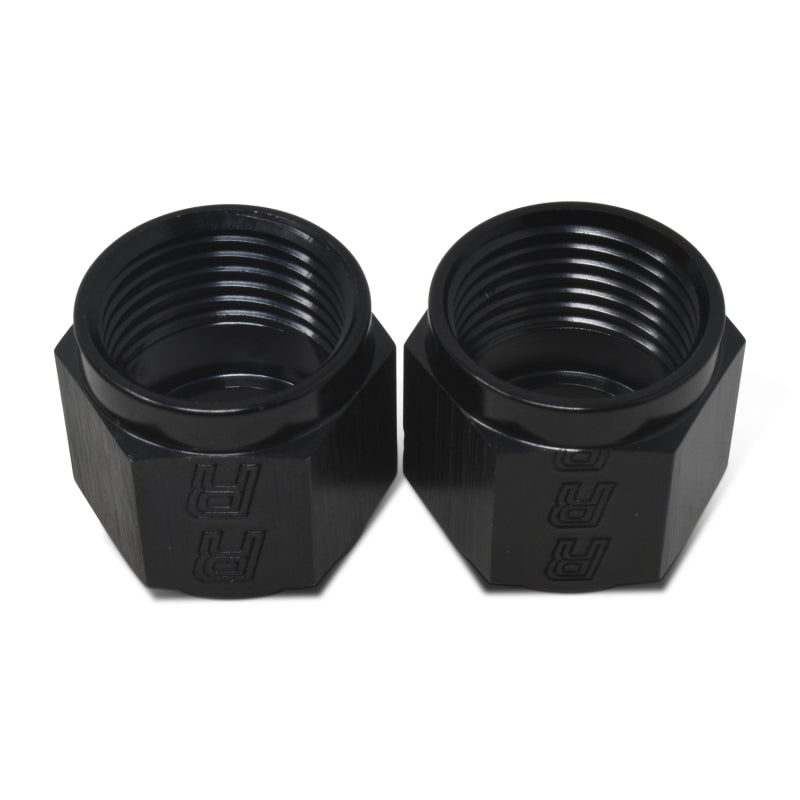 Russell 660593 Performance -10 AN Tube Nuts 5/8in dia. (Black) (1 pc.)