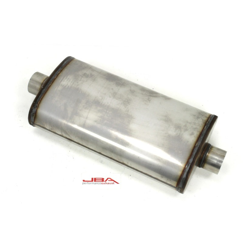 JBA 40-302201 Universal Dual Core 304SS Muffler 22x11x6 3in Inlet Diameter