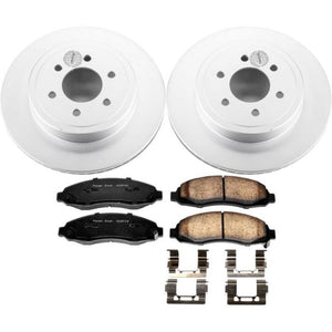 PowerStop fits Dodge 03-04 Dakota Front Z17 Evolution Geomet Coated Brake Kit