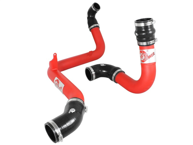 AFE 46-20184-R unner 2.5in Red Intercooler Tubes Hot and Cold Side 12-16 fits F