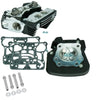 S&S 900-0349 Cycle 2006 Dyna Super Stock 91cc Cylinder Heads - Wrinkle Black