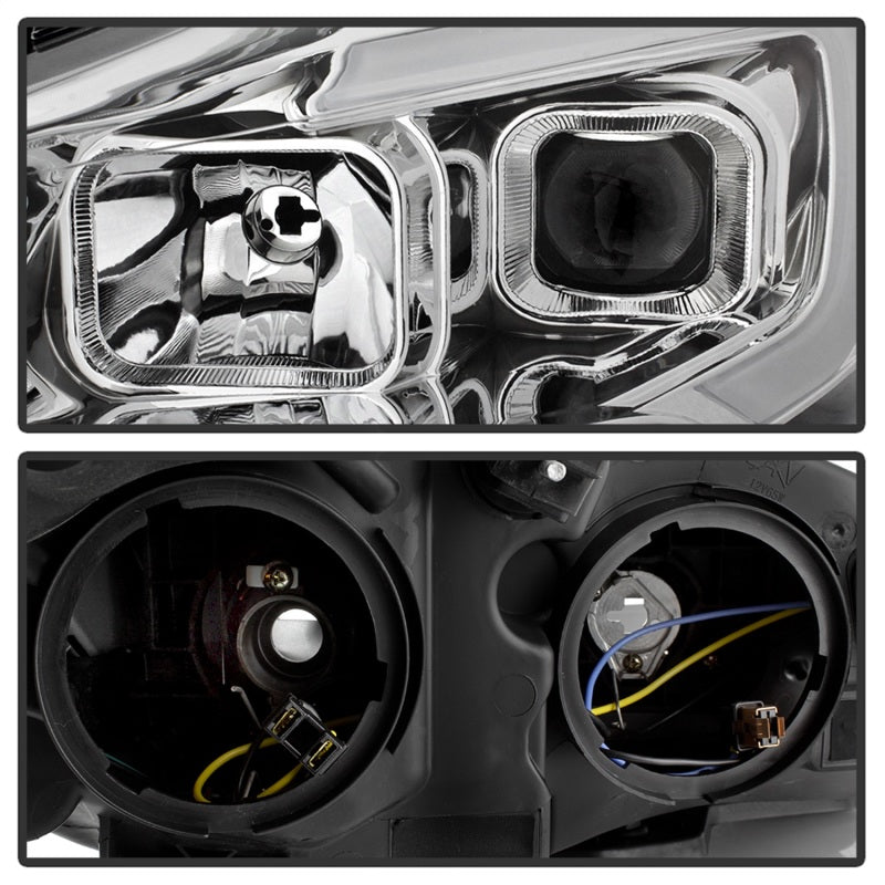 xTune 9042928 13-16 fits Ford Escape 13-16 LED Light Bar Halogen Proj Headlight
