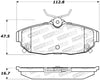 Stoptech 308.1562 Street Brake Pads - Rear