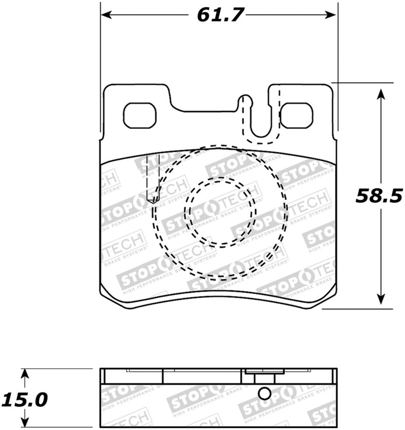 Stoptech 308.0495 Street Brake Pads