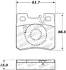 Stoptech 308.0495 Street Brake Pads