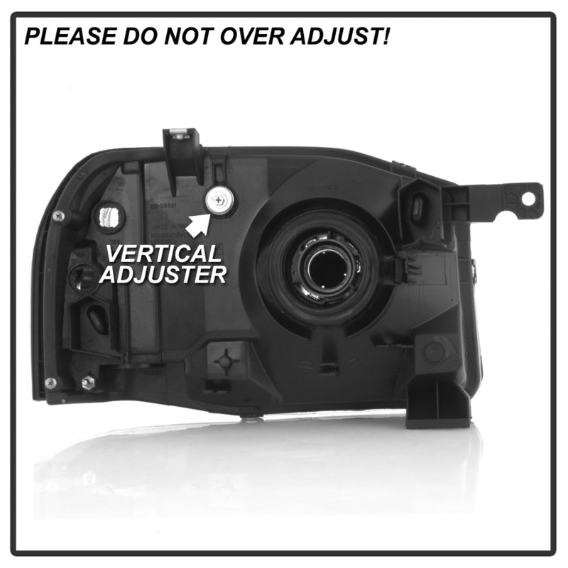 xTune 9042775 01-04 fits Nissan Frontier OEM Headlights - Chrome (HD-JH-NF01-AM