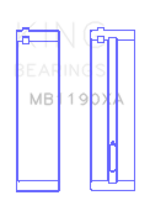 KING KINGMB1190XA0.25 fits KING MB1190XA0.25 Engine Bearings fits Mercedes Benz