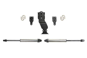 Fabtech FTS22313 19-20 fits Ford F450/F550 4WD Dual Steering Stabilizer System w/DL 2.25 Shocks