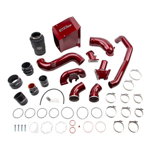 Wehrli WCF100438-RED 2007.5-2010 fits Chevrolet Duramax 6.6L LMM Stage 2 High Fl