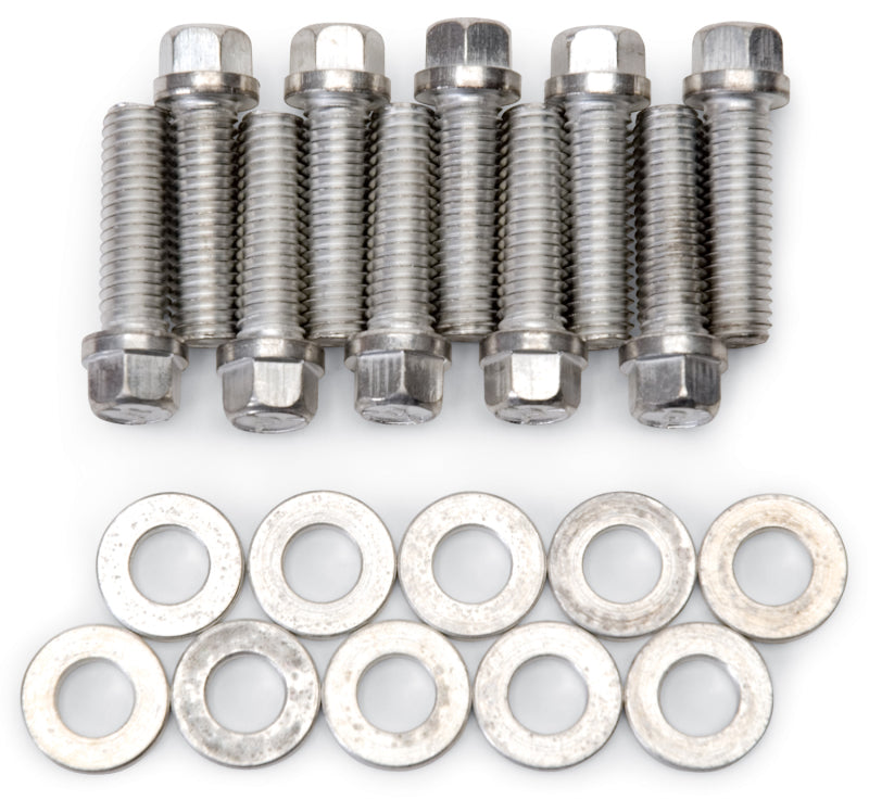 Edelbrock 8559 Plated Intk Bolt Kit for 2156