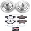 PowerStop K6708 26 fits Mercedes-Benz G55 AMG Rear Z26 Street Warrior Brake Kit