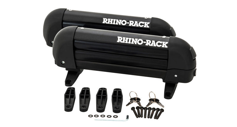 Rhino-Rack 572 Universal Ski Carrier - Fits 2 Pairs of Skis - Black