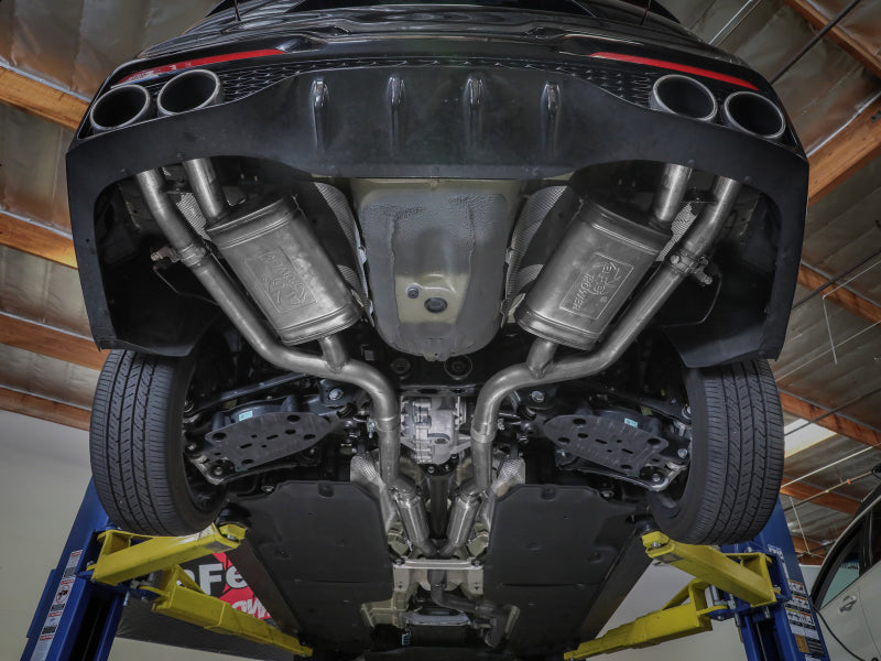 AFE 49-37024 fits Kia Stinger L4-2.5L Turbo Gemini XV 3in to Dual 2-1/2in Cat-B