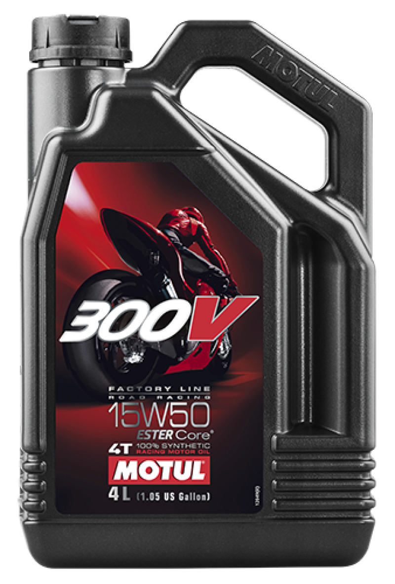 Motul 104129 4L Factory Line Road Racing 300V 15W50