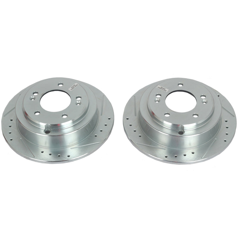 PowerStop fits Kia 04-06 Amanti Rear Evolution Drilled & Slotted Rotors - Pair
