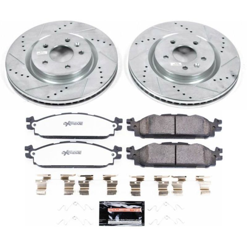PowerStop K5583-36 11-19 fits Ford Explorer Front Z36 Truck & Tow Brake Kit