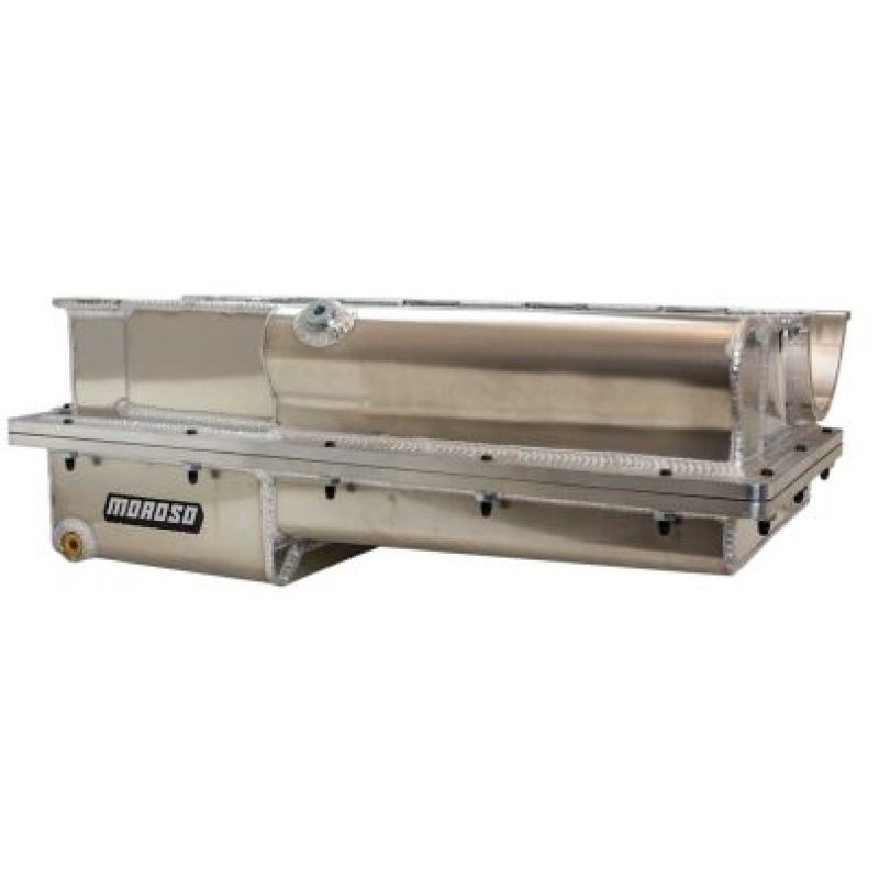 Moroso 20378 BBC Donovan 700/DRC2 2-Piece Aluminum Oil Pan (Use w/168 Tooth Flyw