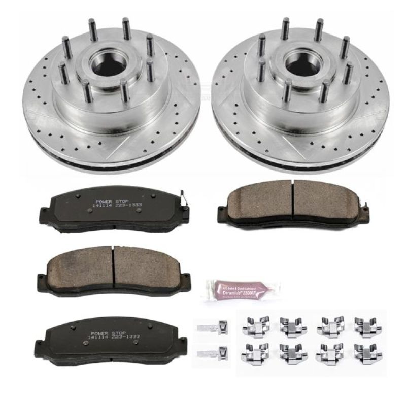Power Stop K5588 10-11 fits Ford F-350 Super Duty Front Z23 Evolution Brake Kit