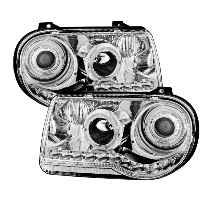 9027741 Xtune fits Chrysler 05-10 300C ( Not 300 ) Halo Projector Headlights C