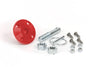 Daystar KU71104RE Hood Pin Kit Red Single Includes Polyurethane fits Isolator Pin Spring Clip and Related Hardware