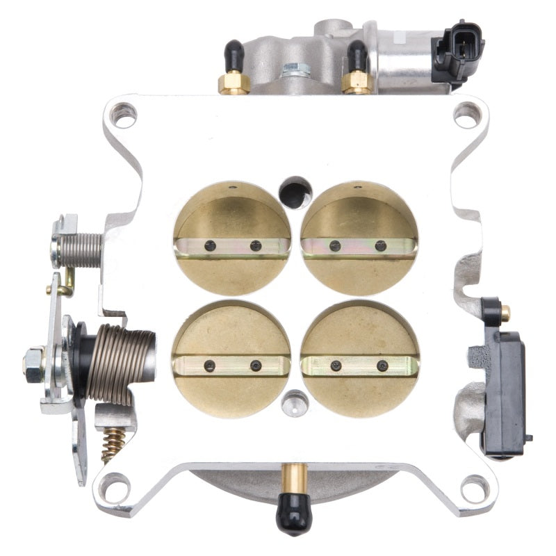 Edelbrock 38783 EFI Throttle Body 4 Bbl 4150 Flange 1 75In Bore w/ Mototron Iac