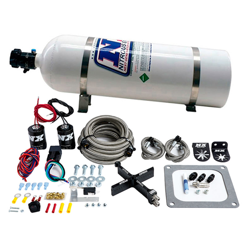 Nitrous Express 63071-15 4500 Covert Crossbar Plate System Stage 6 50-300HP (15l