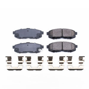 PowerStop 17 fits Mazda MPV Rear Z17 Evolution Ceramic Brake Pads w/Hardware