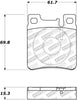 Stoptech 308.0603 Street Touring Brake Pads