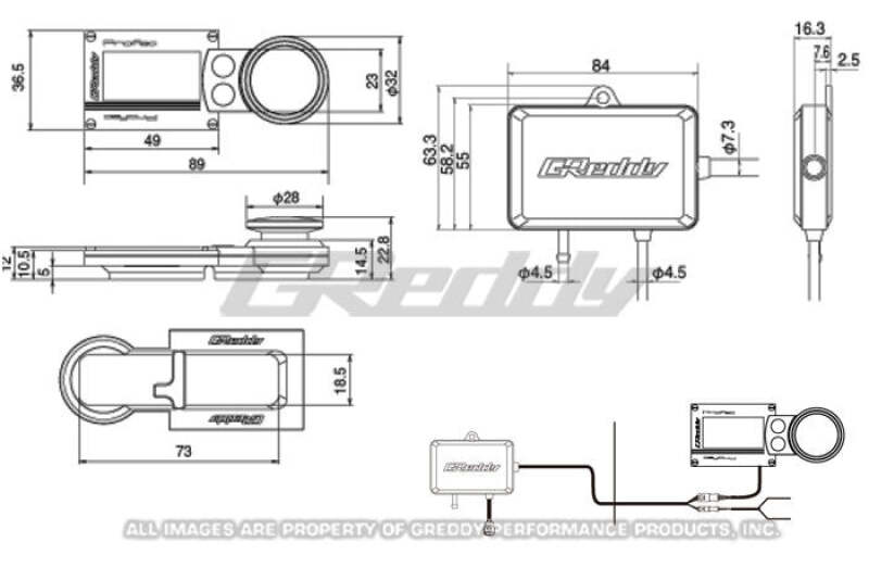 GReddy 15500221 PRofec Electronic Boost Controller - Amber OLED