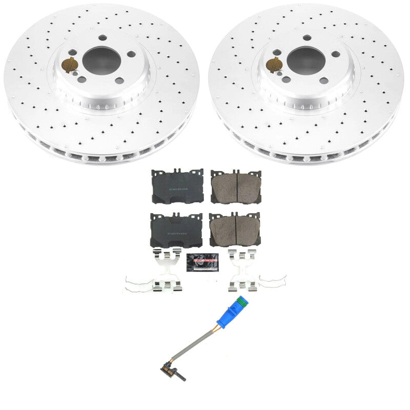 Power Stop CRK9260 22-23 fits Mercedes-Benz E53 AMG Front Z23 Coated Brake Kit