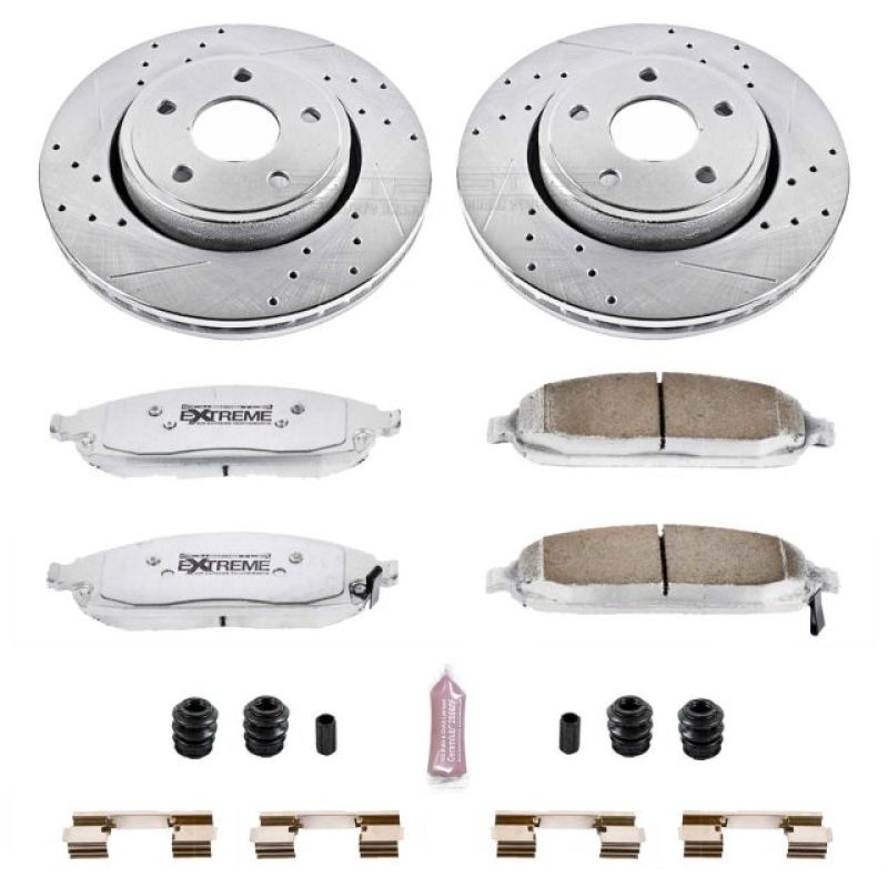 PowerStop K2219-26 06-10 fits Jeep Commander Front Z26 Street Warrior Brake Kit