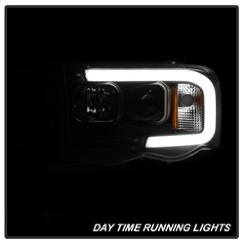 Spyder 5084606 fits Dodge 02-05 Ram 1500 Light Bar Projector Headlights - Black