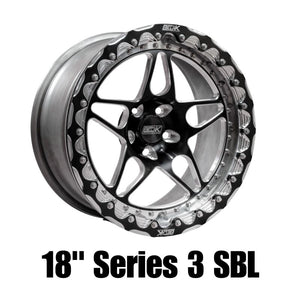 Belak Wheels 18106135S35BS-SBL Belak 18x10 / 6X135 BP / Tall Pad / Series 3 Wheel - Single Beadlock