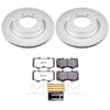Power Stop 10-23 Lexus GX460 Front Z36 Coated Truck & Tow Brake Kit