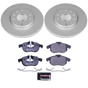 PowerStop ESK978 fits Saab 03-11 9-3 Front Euro-Stop Brake Kit