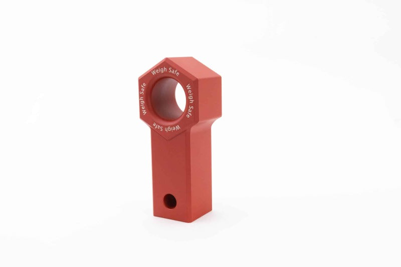 Weigh Safe WS-SS-CER-RED Towing Recovery - Cerakote Aluminum Soft Shackle Hitch Ring - Red