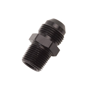 Russell 660483 Performance -8 AN to 3/8in NPT Straight Flare to Pipe (Black)