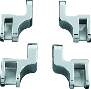 Kuryakyn 7528 Kuryakyn Driver Floorboard Relocation Brackets For FLST Models Chrome