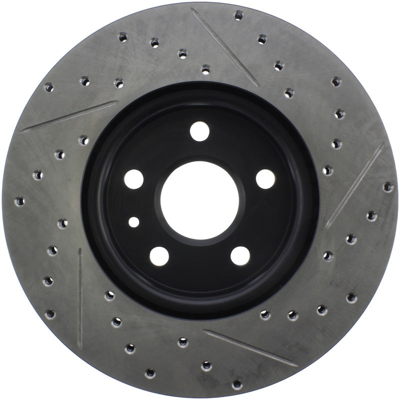 Stoptech 127.62120R Slotted & Drilled Sport Brake Rotor