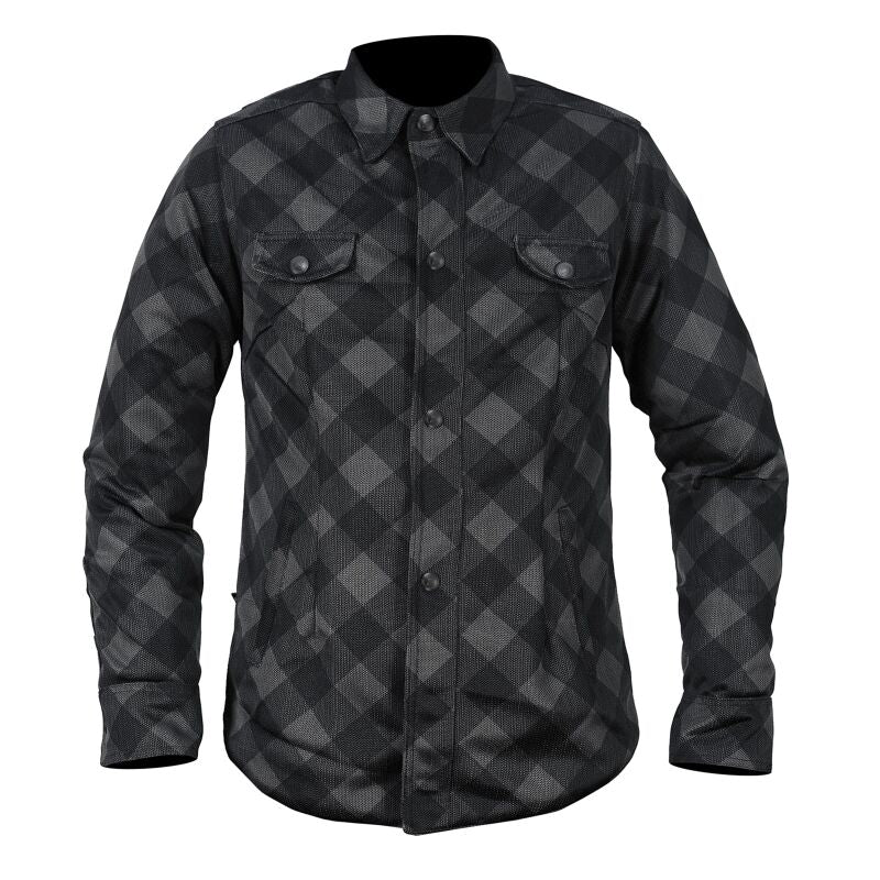 Speed and Strength Cross My Heart Moto Shirt Womens Black - Large