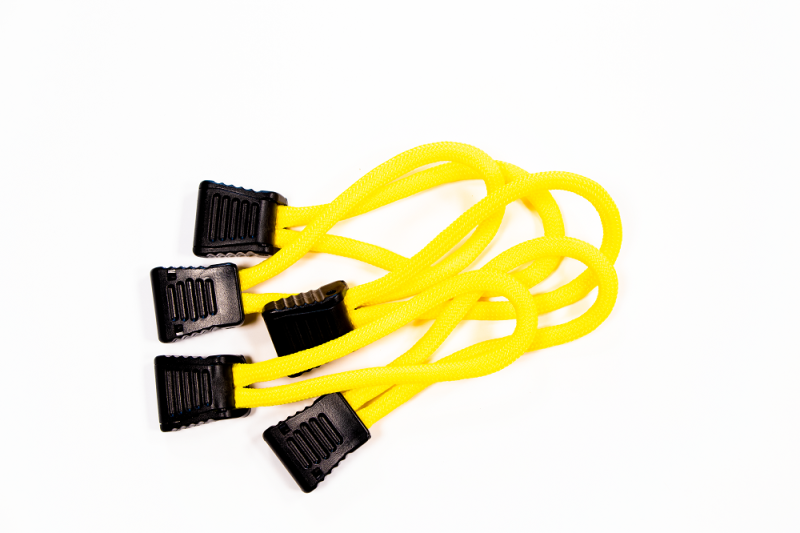 Fishbone Offroad FB51279-Y Paracord Zipper Pulls 5 Pcs Yellow