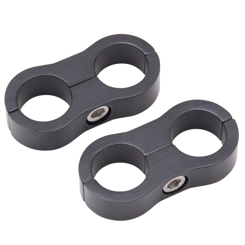 Russell 654303 Hose Separator for -6an Braided Hose - Anodized Black