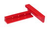 Prothane 19-1450 Universal Vice Pads Soft Jaw Kit - Red