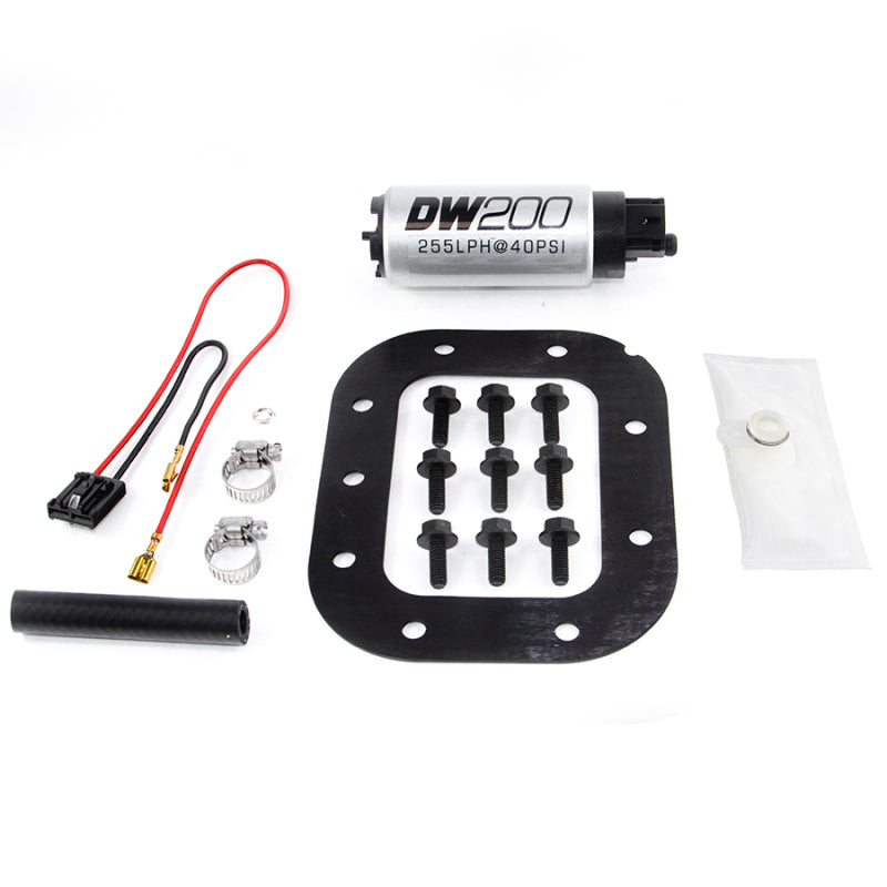 DeatschWerks 9-201-1027 84-85 fits Chevy Corvette 5.7L DW200 255 LPH In-Tank Fuel Pump w/ Install Kit