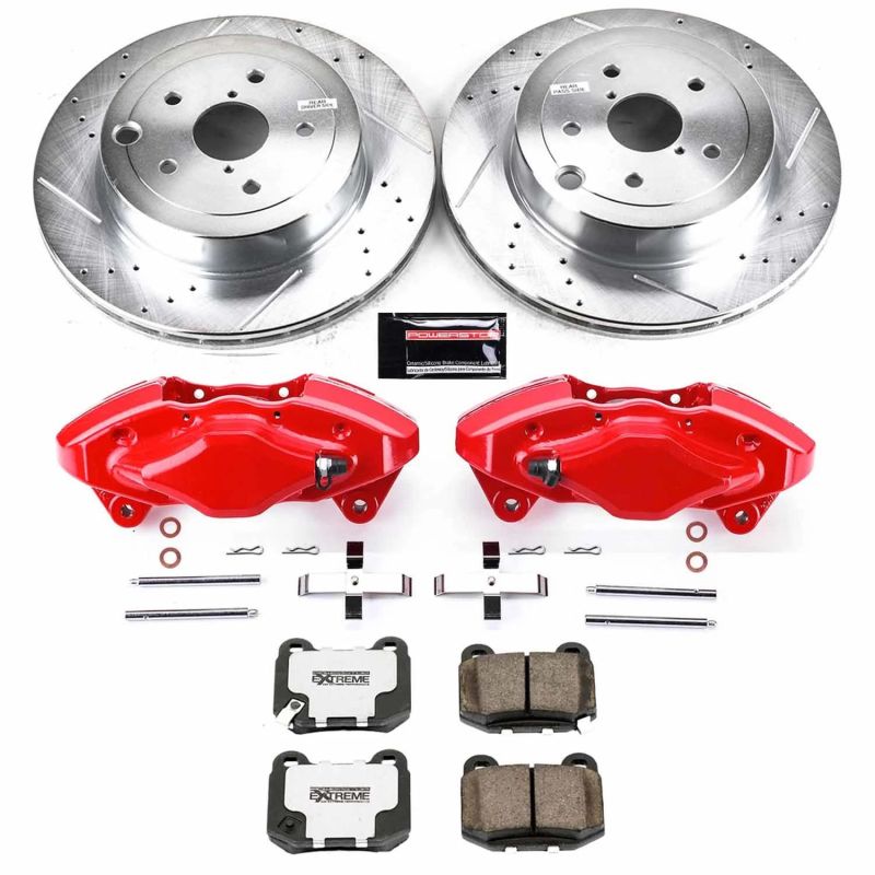PowerStop fits Subaru Impreza Rear Z26 Street Warrior Brake Kit w/Calipers