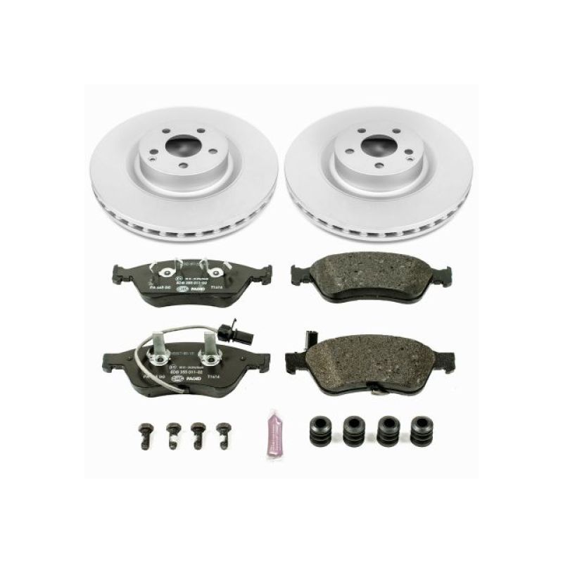 Power Stop ESK4571 07-09 fits Audi S8 Front Eurostop Brake Kit